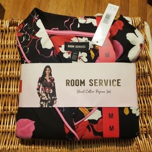 NWT Room Service Women's Pajama Set